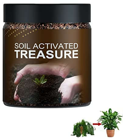 HADAVAKA Soil Activated Treasure, Activateur de Sol pour Améliorer la Croissance des Plantes, Potting Mix, Pelouse et Jardin, Treasure Activator (1)
