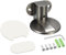 uxcell Magnetic Door Stopper, Adjustable Door Stops Door Catch Magnets Floor Door Holder with Self Adhesive and Screws, Gun-Gray