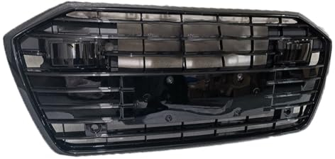 Mittelnetz Grilles Racing Grill für Audi A6L C8 2019 2020 2021 A6, Kühlergrill Frontstoßstangenhaube Grill Kühlergrill Frontstoßstange Haube Kühlergrill Grill,B
