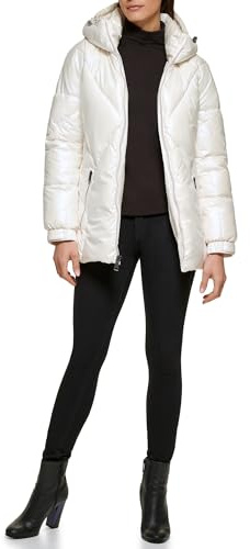 GUESS Damen Guess Women's Midweight Puffer Jacket Übergangsjacke