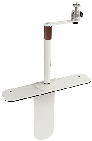 Projector Stand & Mount, Adjustable Angle Holder for Sofa/Bedside (White)