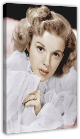AAVEDA Judy Garland Leinwandposter, Wandkunst, Dekordruck, Gemälde für Wohnzimmer, Schlafzimmer, Dekoration, Rahmen-Stil, 50 x 75 cm