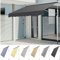 Terrassen-Teleskopmarkise, Manuell Einziehbare Markise, Höhenverstellbar 200-300 cm, Faltbare Streifenmarkise, Sonnenschutz, Terrassenmarkise, Überdachung, Balkon, Innenhof, Garten