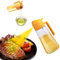 XIKAYA Pulverizador Aceite 600ml, Spray 2 en 1 Para Cocina, Hornear, Ensaladas y Barbacoas (Naranja)