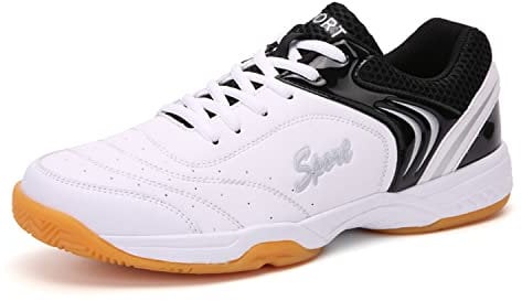 Unisex-Erwachsene Badmintonschuhe, Nicht abfärbende Indoor-Badmintonschuhe aus Gummi für Männer und Frauen