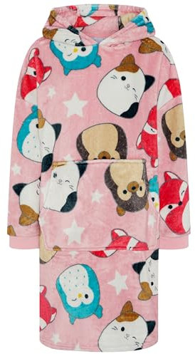 Squishmallows Oversized Wearable Blanket Hoodie - 6-8 Years 128cm Pink