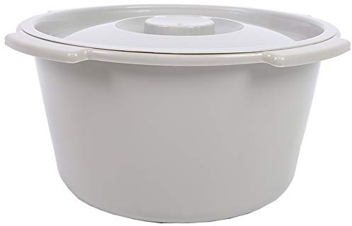 Kikumi Kommode Toilette 35×35×18 Kommode Eimer Tragbare Verdickung Kommode Eimer Toilette Stuhl Eimer für ältere Menschen Mütterlicherseits