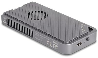 DELOCK USB 40 Gbps Box 1xM.2 NVMe SSD LED&Fan