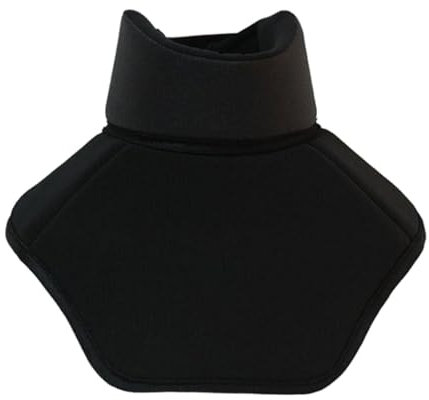 F Fityle Hockey-Halschutz, Kragen, Schutz für Erwachsene und Jugendliche, Outdoor-Aktivitäten, Schwarz Blau, M