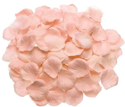 QUARKZMAN 5000 Pcs Petale de Rose Artificielle en Soie pour Mariage de Fleurs Artificielles en Vrac pour Confettis de Noces (Rose)