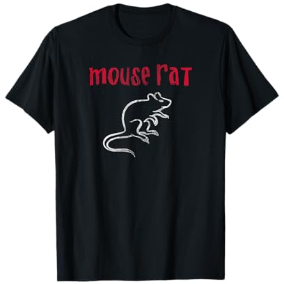 Parks & Recreation Mouse Rat Logo Distressed Maglietta