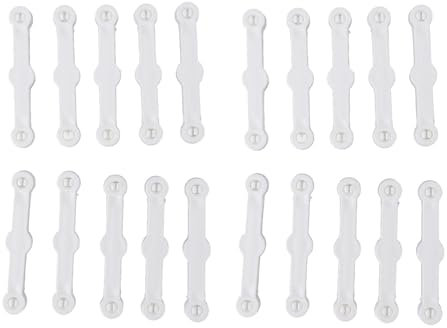 20 pezzi di fermaglio per zanzariera per finestre, professionale, compatto, leggero, facile da installare, fibbia per zanzariere per casa, ufficio, dormitorio