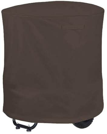 ArtHoval Wood Chipper Shredder Cover for Bladeless Electric for Leaf Mulchers, 85x110cm (33x45 in), for Heavy Duty 210D Oxford Cloth, All-Weather for Protection with Elastic Hem