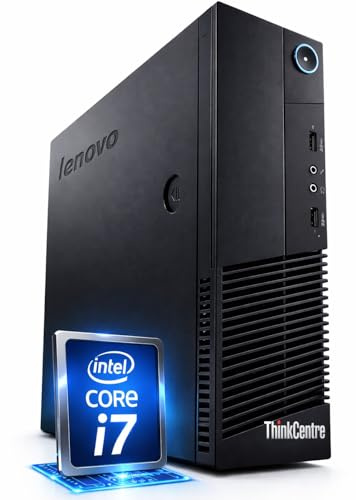 Lenovo ThinkCentre M93 Intel i7 4770T, 8 Threads, 3,70 GHz - PC Professionnel bureautique multimédia avec 3 Ans de Garantie! - 32 Go - SSD 1000 Go - USB 3.0 - Wi‑FI - Windows 11 Pro 64 Bits - #8610