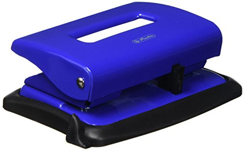 Herlitz 1610450 Bürolocher 1,6 blau mit Anschlagschiene