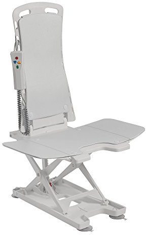 Drive Medical Bellavita Auto - Silla de bañera elevadora, Color Blanco