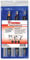 ECOBRA Feinminenstifte 3er Set im Kunststoff-Etui (0,3mm, 0,5mm, 0,7mm) Inklusive je 1 Pck. Ersatzminen in 0,3/HB,0,5/HB,0,7HB