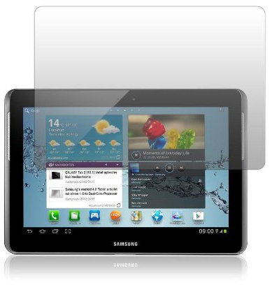 Slabo 2 x Film de Protection d'écran Compatible avec Samsung Galaxy Tab 2 10.1 GT-P5100 | Samsung Galaxy Tab 2 10.1 (Wi-FI) GT-P5110 Protection écran Film Ultra Clair
