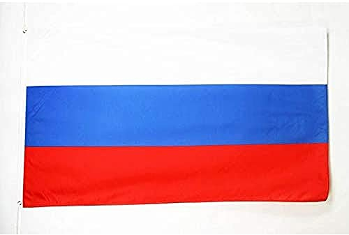 AZ FLAG - Bandiera Russia - 150 x 90 cm - Bandiera russa 100% poliestere con occhielli metallici incorporati - Padiglione 110 g