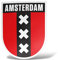 erreinge Aufkleber Amsterdam XXX Niederlande Shaped Adhesive PVC für Abziehbild Tapete Auto Moto Helm Camper Laptop - 10 cm
