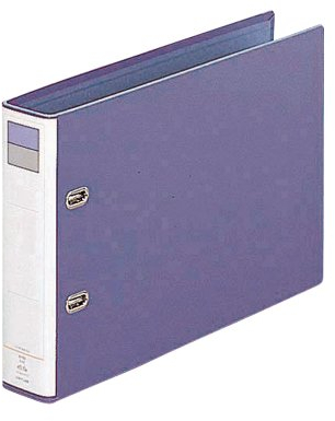 Lihit liebe D-Ringordner DIN A4 quer F-753 Blau Violett (Japan-Import)