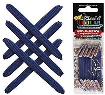 U-Lace Mix N Match Klassisch, königsblau, Einheitsgröße