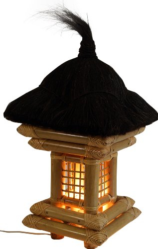 GURU SHOP Bali Gartenleuchte Inkl. Outdoor Kabel - Modell 2, 60x30x30 cm