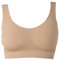 UnsichtBra Bustier Damen BH ohne Buegel | Wohlfühl Bustiers Top | Bügelloser Soft Bra | Schlaf Still Sport Bralette in vielen Farben (wellbra_sngl)(M, Beige)