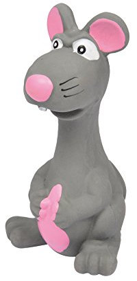 AMI Confort Souris pour Chien en Latex Gris 14,5 x 8 cm