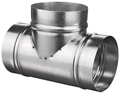 MKK Rundrohr T-Stück Ø 140 mm verzinktes Stahlblech (MKKTR140) ALU Flexrohr Verbi...