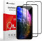 Lanhiem [2 pièces] Verre Trempé iPhone 11 Pro/Xs/X, [Couverture Complète] [sans Bulles] [9H Dureté] [Garantie à Vie] Film Protection écran Anti-Rayures pour iPhone 11 Pro Xs/X 5.8 Pouces, Noir