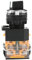 Interruptor Giratorio, Perilla Redonda de 22mm Selector Giratorio Resistente al Agua 2 Posiciones NC + NO Autoblocante