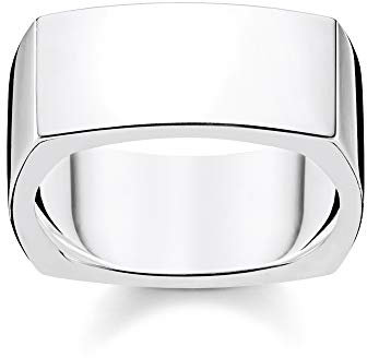 Thomas Sabo Unisex-Ring Viereckig silber 925 Sterlingsilber TR2280-001-21-64