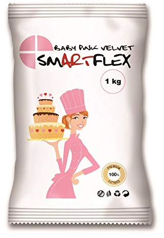 SmartFlex Fondant Baby Pink Velvet, 1kg