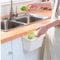 Kitchen Cabinet Door Hanging Trash Garbage Bin Can Plastic Rubbish Container Paper Basket Hot Home Storage Random Color