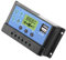 Solar Laderegler PWM Solarladeregler 12V/24V Dual USB Solar Ladegerät Controller Intelligenter Solarpanel Batterieregler mit LCD Anzeige (30A)