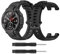 RuenTech Bracelet de rechange compatible avec Amazfit T-Rex Bracelet en métal Compatible avec Amazon T-Rex Smartwatch Noir