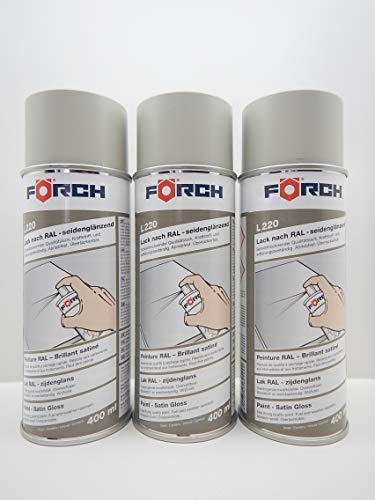 FORCH KIESELGRAU GRAU RAL 7032 Lack LACKSPRAY Spray SPRAYDOSE SEIDENGLÄNZEND 400ML (3)