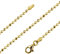 Avesano Kugelkette vergoldet 925 Silber (1,4 mm) goldene Damen Halskette Gold Kette (80 cm) 101061-580