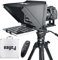 Teleprompter 13 Zoll, Pafieo S12 Groß DSLR Teleprompter mit Fernbedienung kompatibel mit iPad Pro 12.9, Prompter mit Koffer kompatibel mit Canon Nikon Sony Vlog Kamera