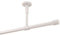 DécoProfi Gardinenstangen Weiß glänzend 1-läufig Ø 16 mm L: 320 cm I Endkappe mit Rille Gardinen/Vorhangstange im Set I Inklusive Träger, Befestigung und Endstücke I Decken- oder Wandbefestigung
