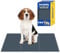 furrybaby Dog Cooling Mat, Cool Mat for Dogs, Self-Cooling Pad Cool Mats, No Need to Refrigerate or Freeze, Apply Indoors Outdoors Car(Grey,L 50x90cm)