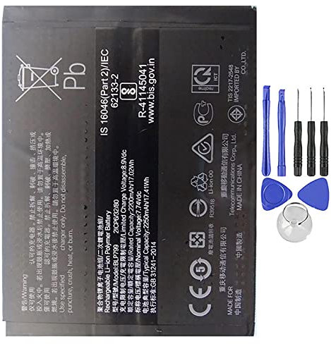 BATTERIA COMPATIBILE CON OPPO BLP799 REALME 7 PRO 2250MAH ALTA CAPACITÀ CON KIT SMONTAGGIO INCLUSO