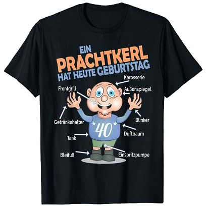 40 Jahre Geburtstag Jubiläum Birthday Männer Mann Ü40 T-Shirt