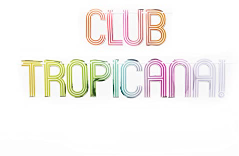 Amscan 9914519 Club Tropicana Brief Banner