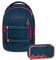 Satch Pack Schulrucksack Set 2tlg. mit Schlamperbox (Pink Phantom)