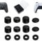 ShiMa Owl FPS Thumb Grip Thumb Stick Grips Thumbsticks Joystick Cap for PS5/4,Xbox one/360/SX/SS,NS Pro Controller-Black 4Pairs(8pcs),Precision Rings(4pcs),Thumb Grips Case