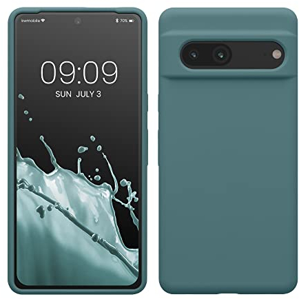kwmobile Case Compatible with Google Pixel 7 Case - TPU Silicone Phone Cover with Soft Finish - Arctic Night