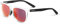 OLIFE Sunsoul Polarisierte Sonnenbrille für Herren und Damen Quadratische CAT.3 Unisex 100% UV400 Schutz ideal für Autofahren, Camping, Angeln, Strand und Sport(Rot Revo)