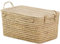 Bohome Living - Coffre de rangement en osier naturel tressé 60cm, avec couvercle de fermeture, idéal rangement à jouets, Malle à Jouets, Idéal Enfants et Bébé, Artisanal
